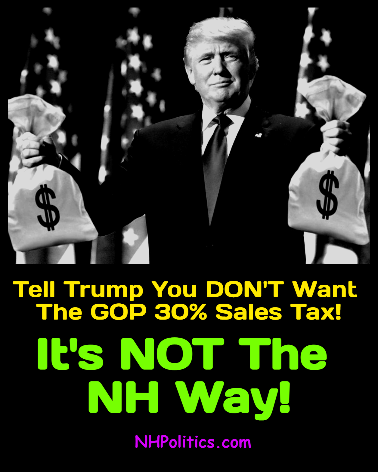 No Trump GOP sales tax
